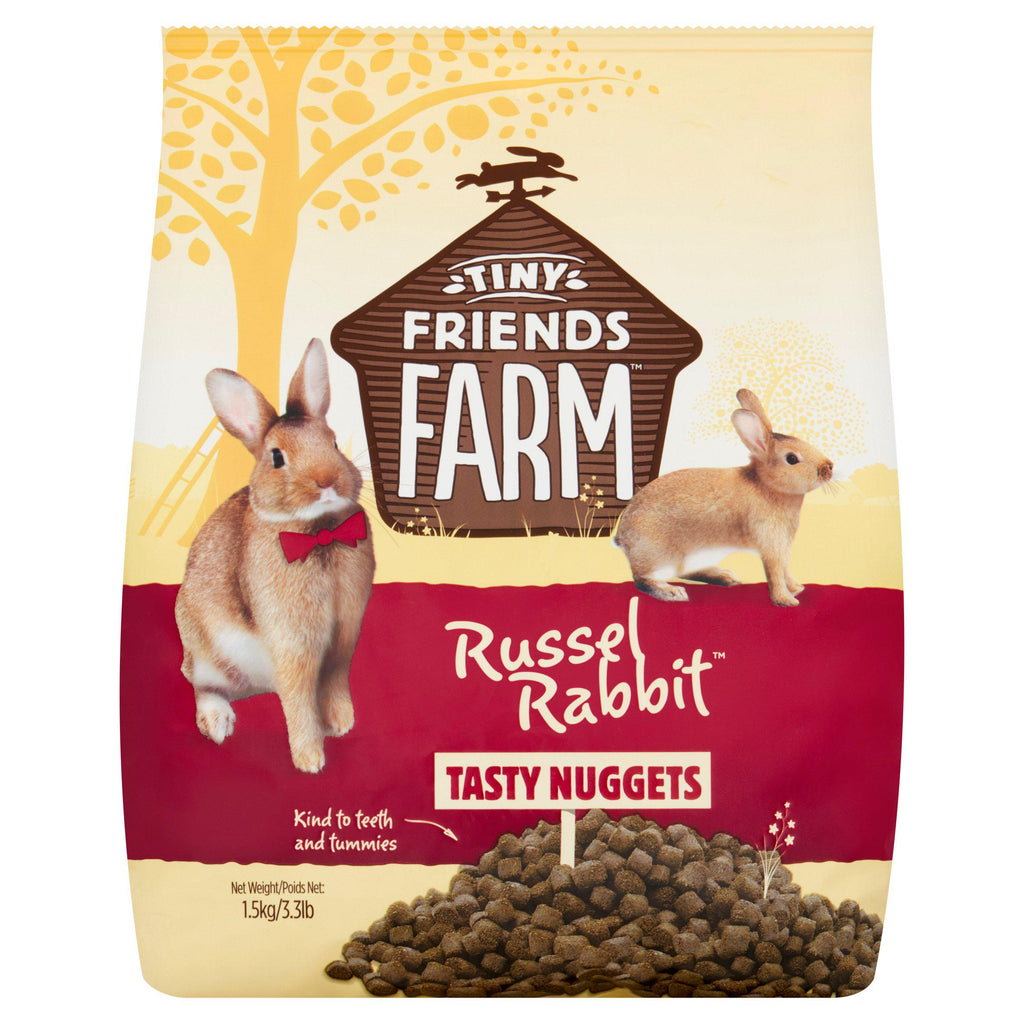 Tiny Friends Farm Russel Rabbit Tasty Nuggets 1.5kg