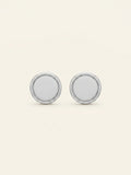 Cartier LOVE 18ct white gold stud earrings 7.2mm - British product