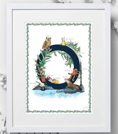 Harrods Jo Laing A4 Letter Art Print- Buy online at McGrocer