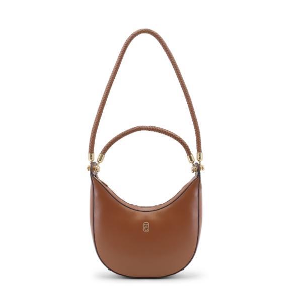 Tipperary brown tan moon braided shoulder handbag - British product