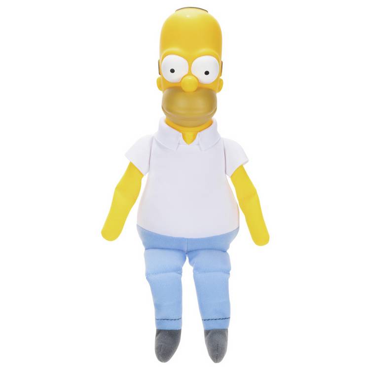 Simpsons talking plush toy Homer 30cm, UK version