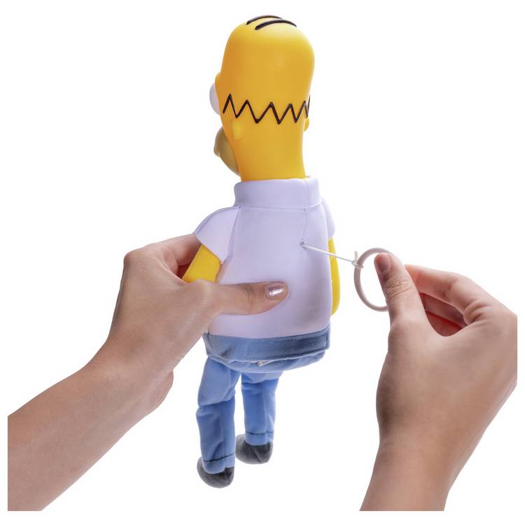 Simpsons talking plush toy Homer 30cm, UK version