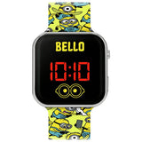 Disney Kids Yellow and Blue Minions Printed Watch