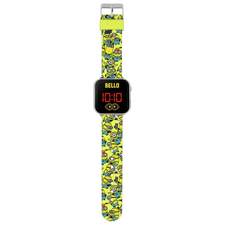 Disney Minions kids yellow and blue printed watch, UK version