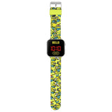 Disney Minions kids yellow and blue printed watch, UK version