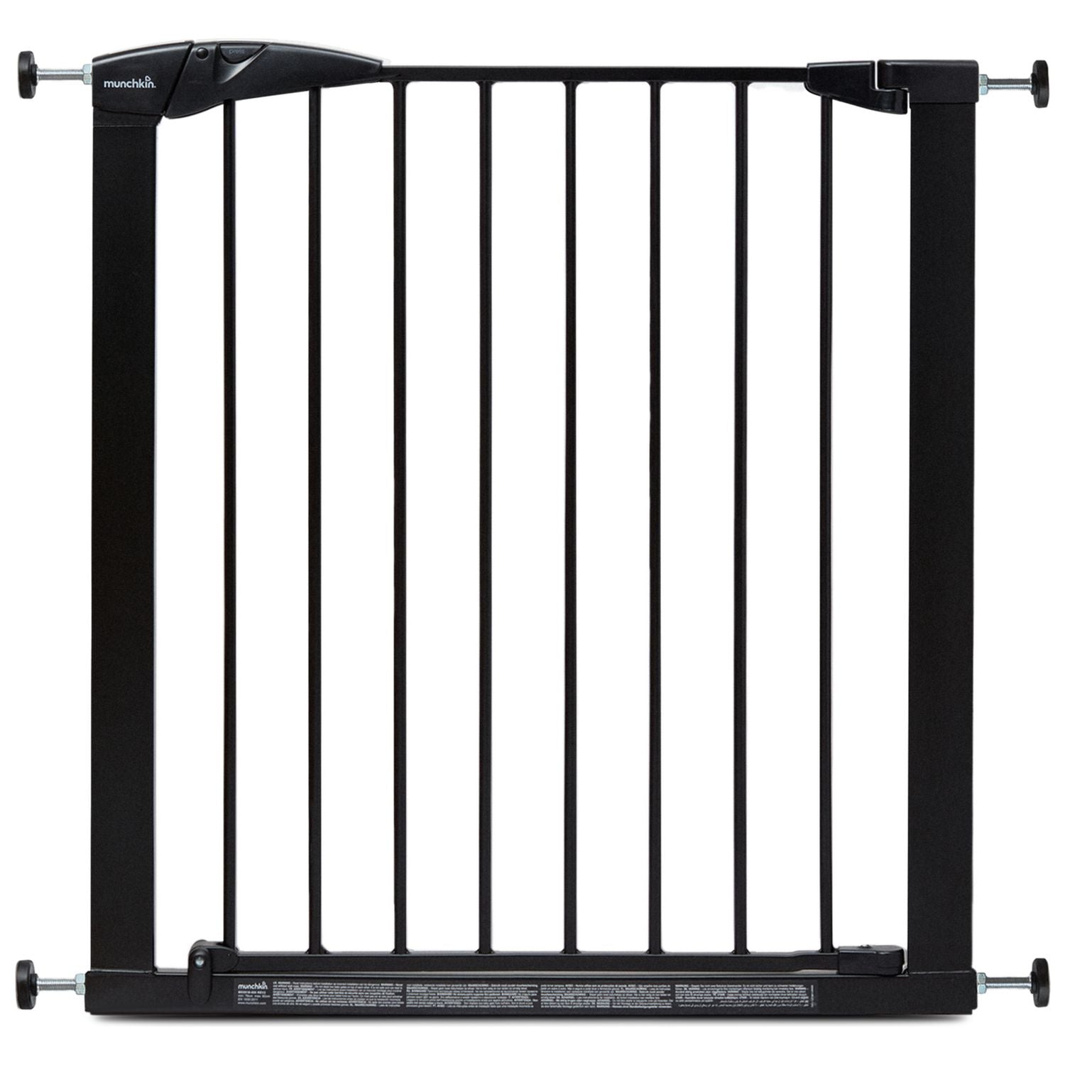 Munchkin Lindam Maxi safety gate black pressure fit - British brand