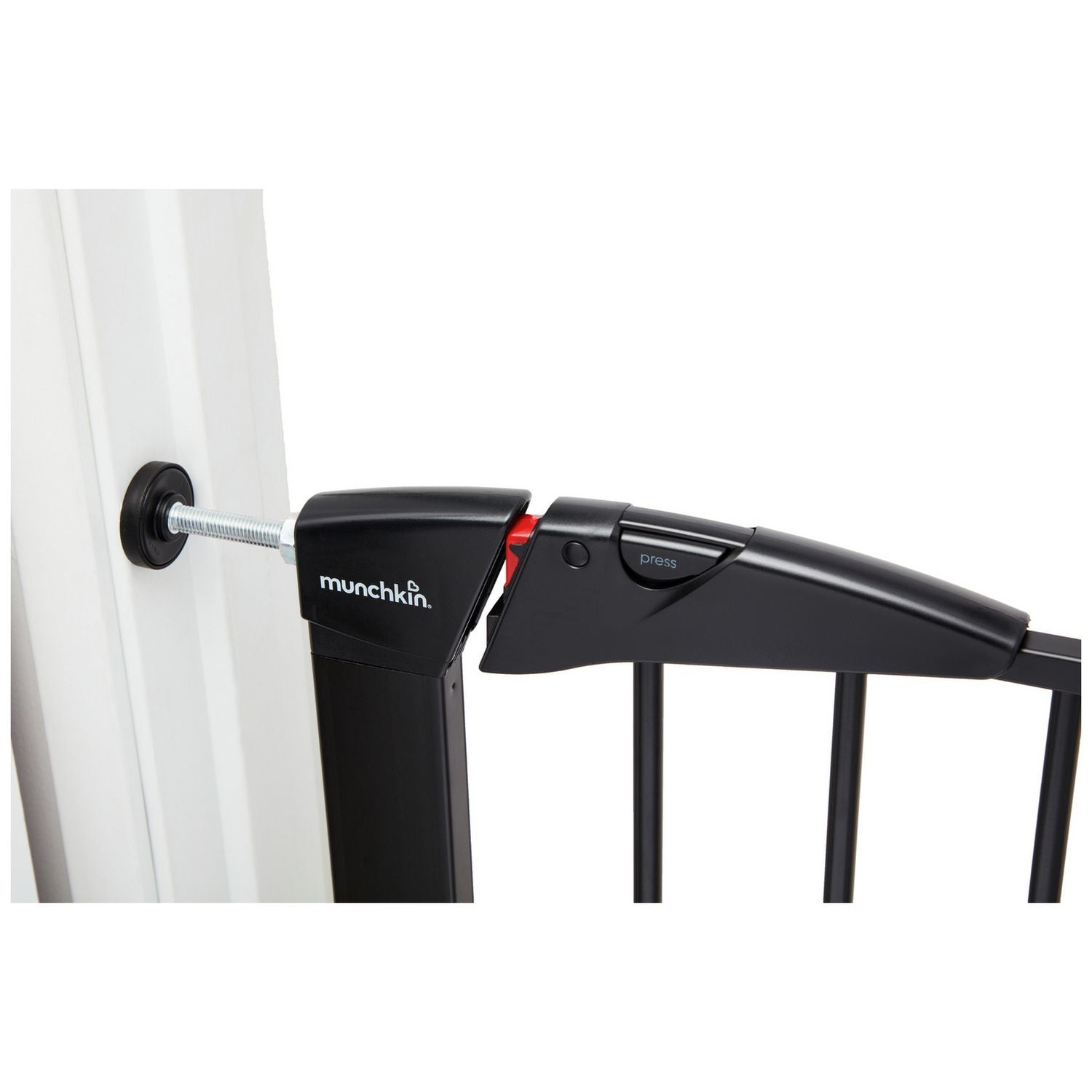 Munchkin Lindam Maxi safety gate black pressure fit - British brand