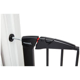 Munchkin Lindam Maxi safety gate black pressure fit - British brand