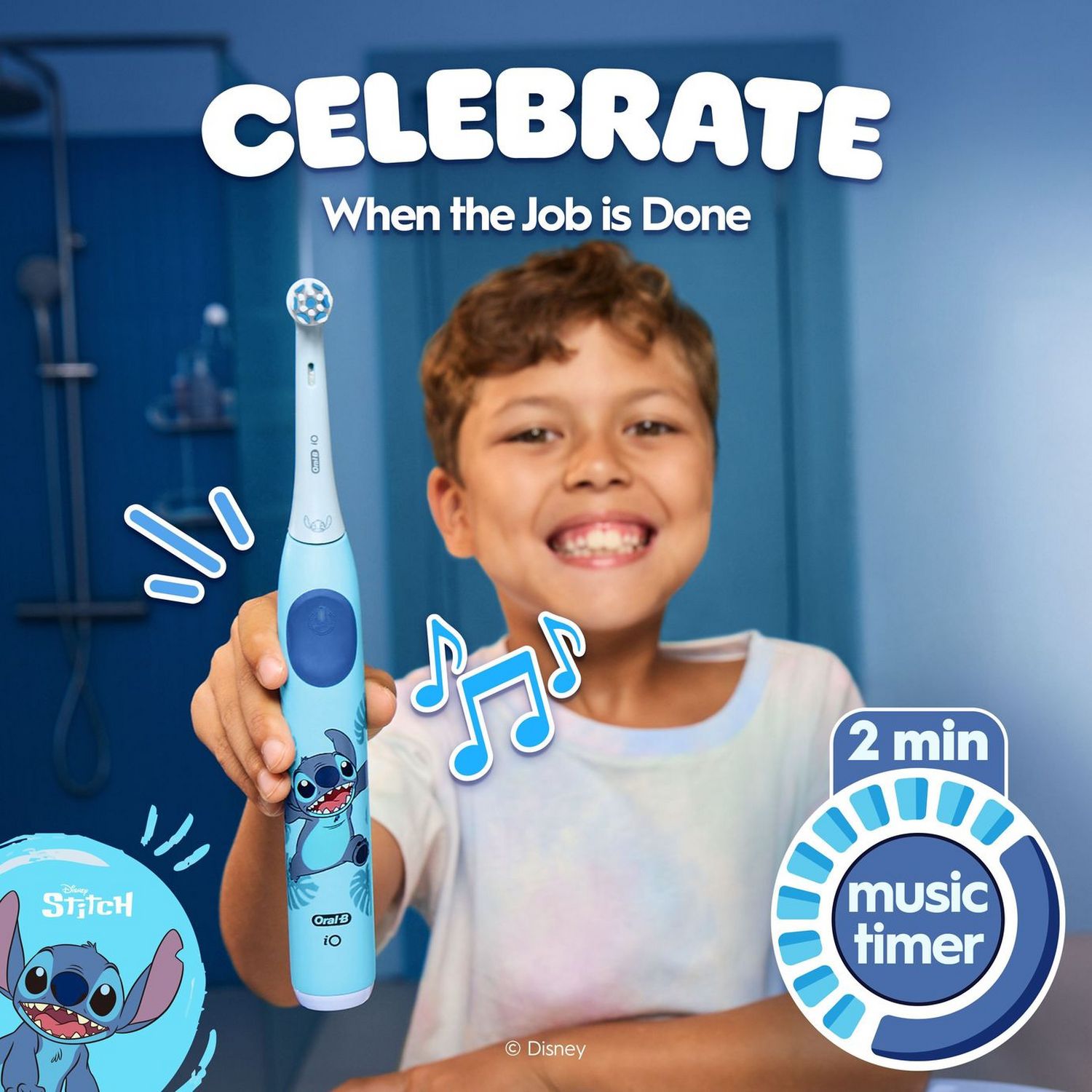 Oral-B iO Kids Disney Stitch electric toothbrush - British product
