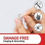 Command Clear Decorating Clips pack of 60, British product