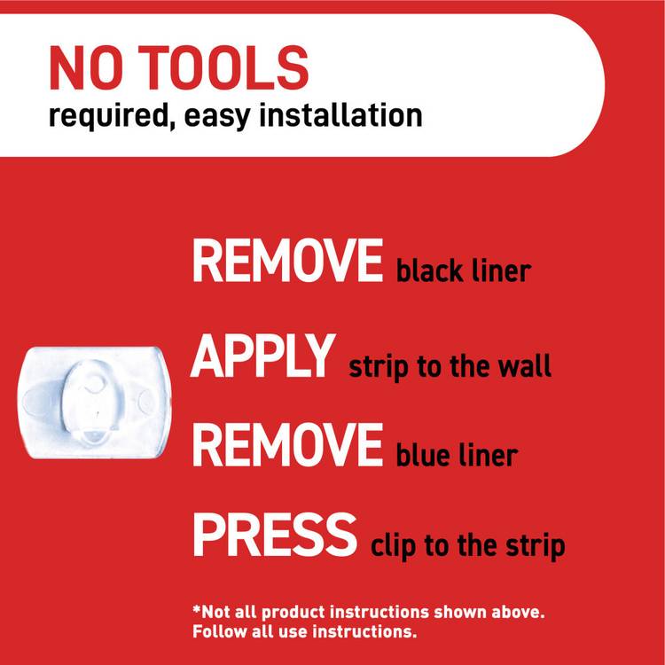 Command Clear Decorating Clips pack of 60, British product