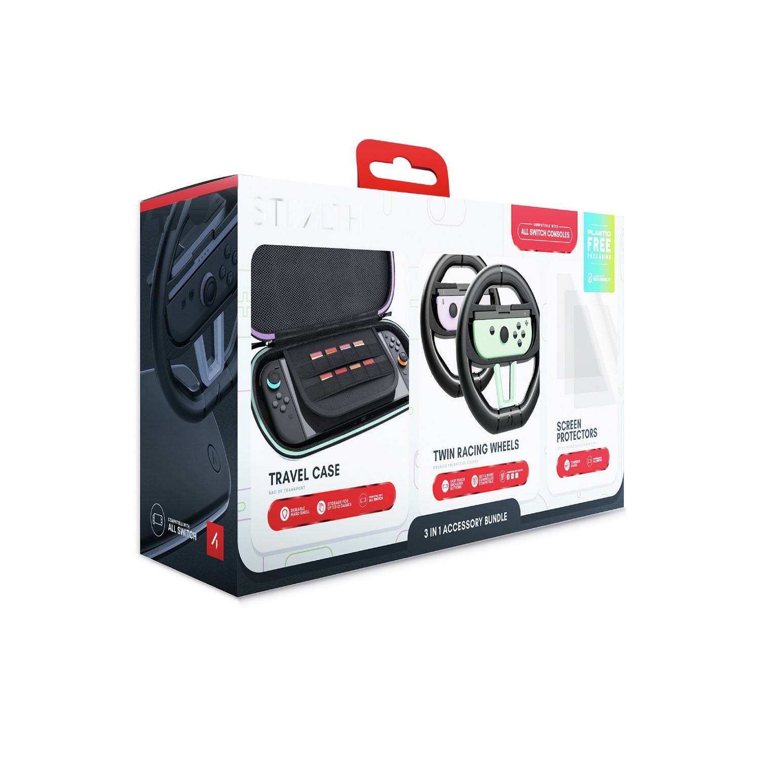 STEALTH 3-In-1 Accessory Bundle for Switch consoles - British product
