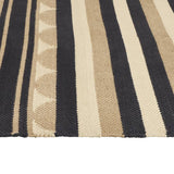 Habitat scalloped stripe flatweave rug 120x170cm, imported from the UK