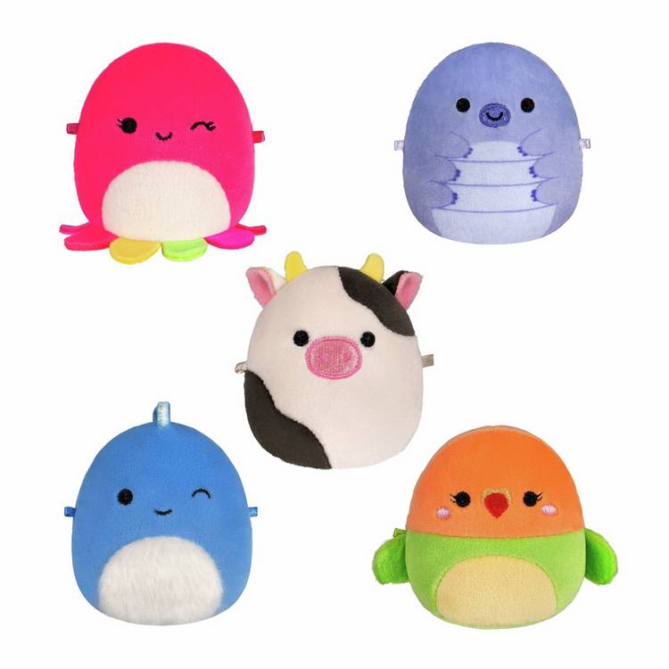 Squishmallows Micromallows soft toy 5-pack 2.5-inch - British product