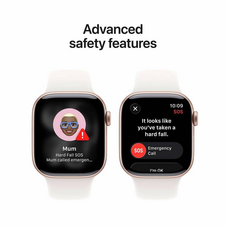 Apple Watch Series 11 42mm Light Blush S/M (British brand)