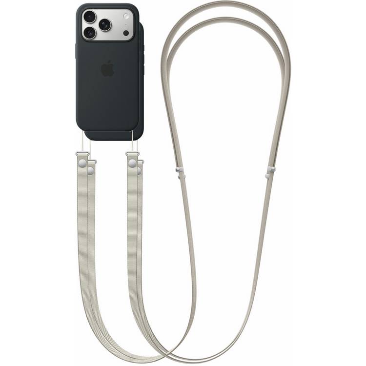 Apple crossbody strap tan for iPhone cases (British brand)