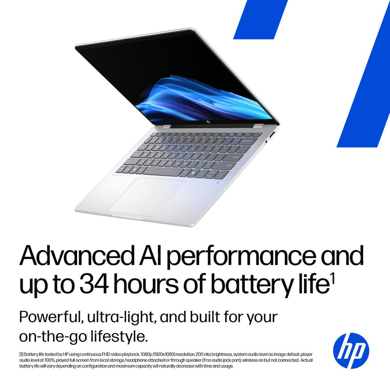 HP Omnibook 5 laptop 14in silver, UK version