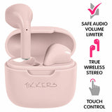 Tikkers pink smartwatch and earbud set for teens, imported from the UK