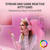Razer Kraken Kitty pink wireless gaming headset, imported from the UK