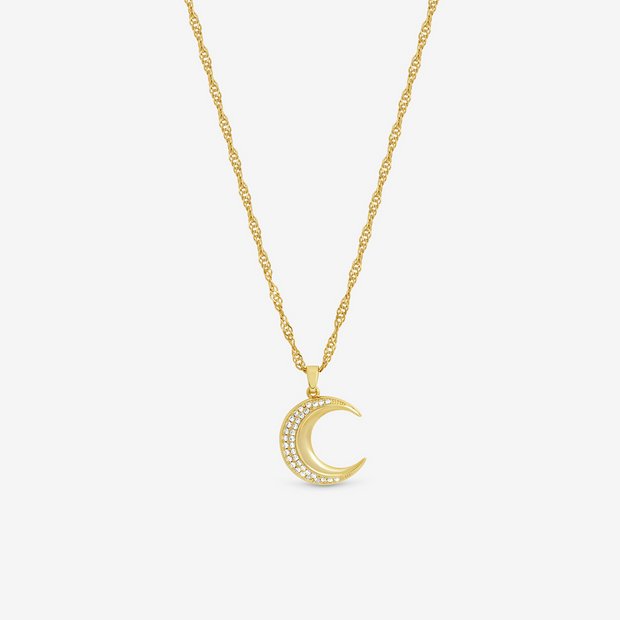 Jon Richard 18k gold plated celestial pendant (British brand)