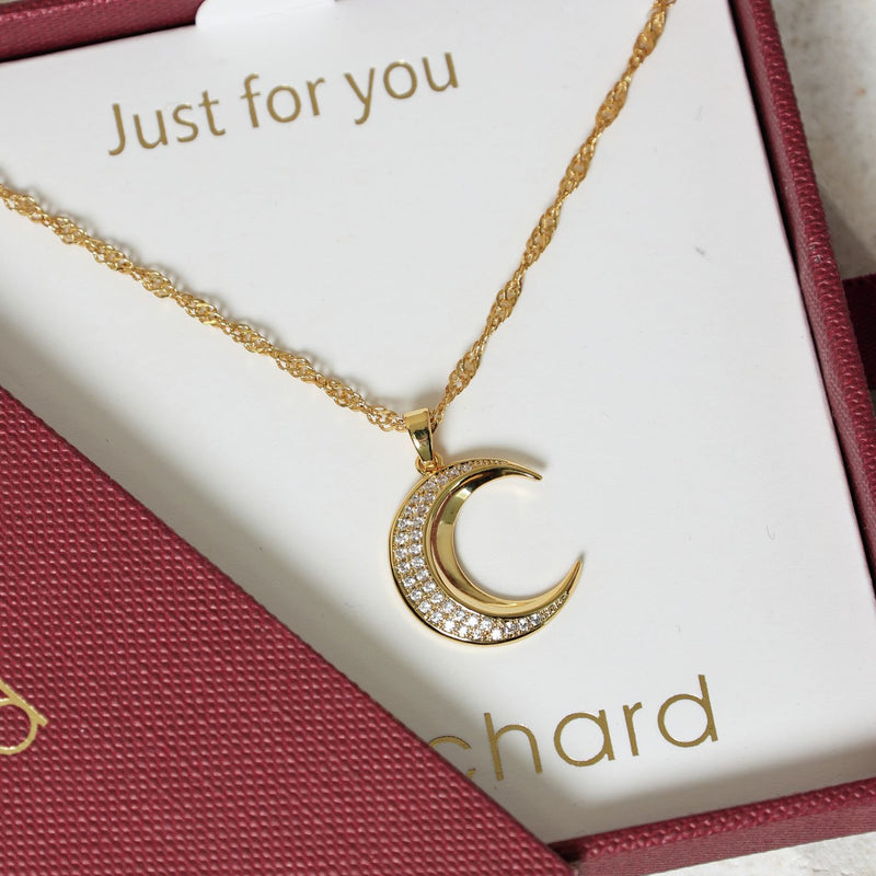 Jon Richard 18k gold plated celestial pendant (British brand)
