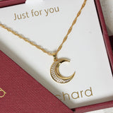 Jon Richard 18k gold plated celestial pendant (British brand)
