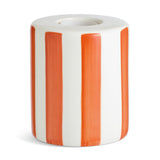 Habitat Ceramic Stripe Bulb Holder - Orange