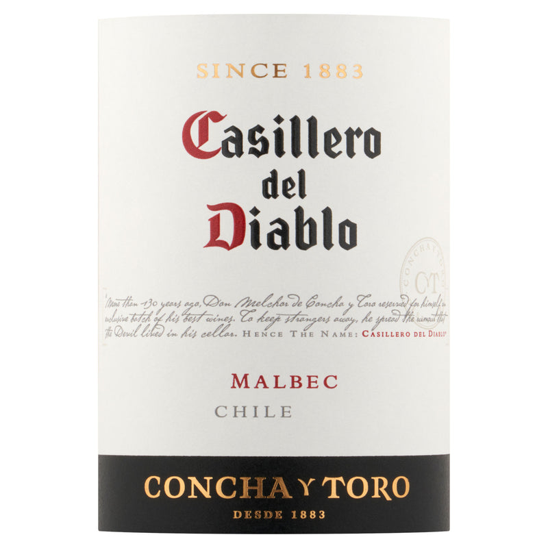 Casillero del Diablo Malbec red wine 75cl - British product