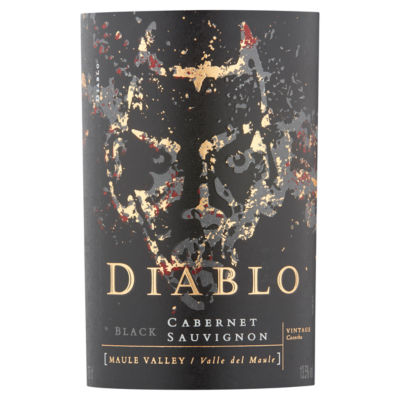Diablo Black Cabernet Sauvignon red wine 75cl - British product