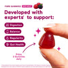 BYTES Co digestive fibre gummies berry flavour 60 gummies - British product