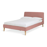 Habitat Ren Kingsize fabric bed frame in moss green, UK version