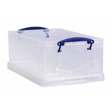 Really Useful clear storage boxes set of 4, imported from the UK