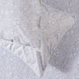 Argos Home Cotton Ditsy Floral Trim Grey Bedding Set- Double