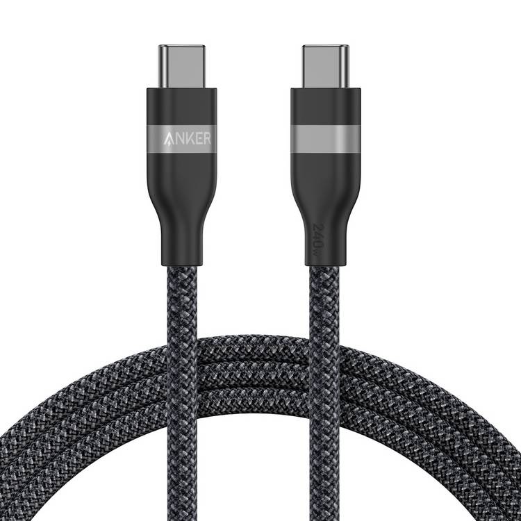 Anker USB-C cable 240W braided 1.8m - British product