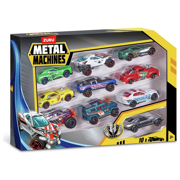 Zuru Metal Machines 1:64 die-cast cars 10 pack - British product