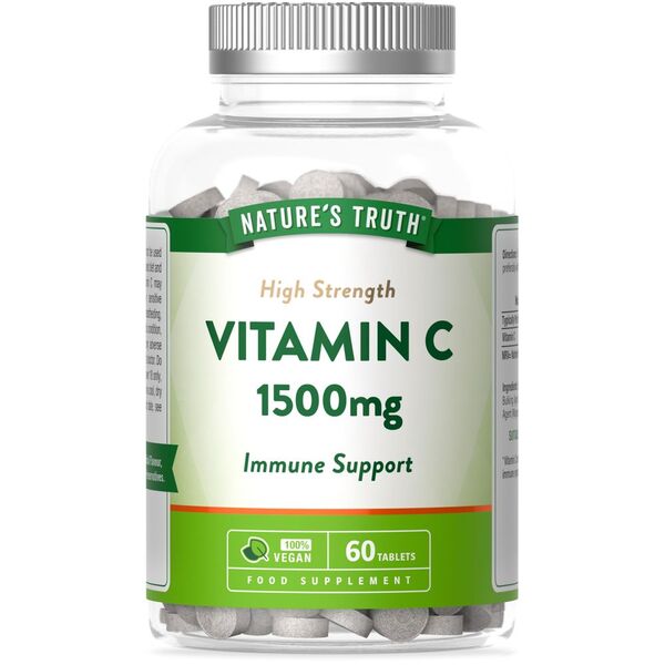 Nature's Truth Vitamin C 1500mg 60 tablets - British product