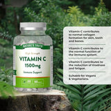 Nature's Truth Vitamin C 1500mg 60 tablets - British product