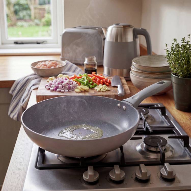 Russell Hobbs grey marble frying pan 28cm (British brand)