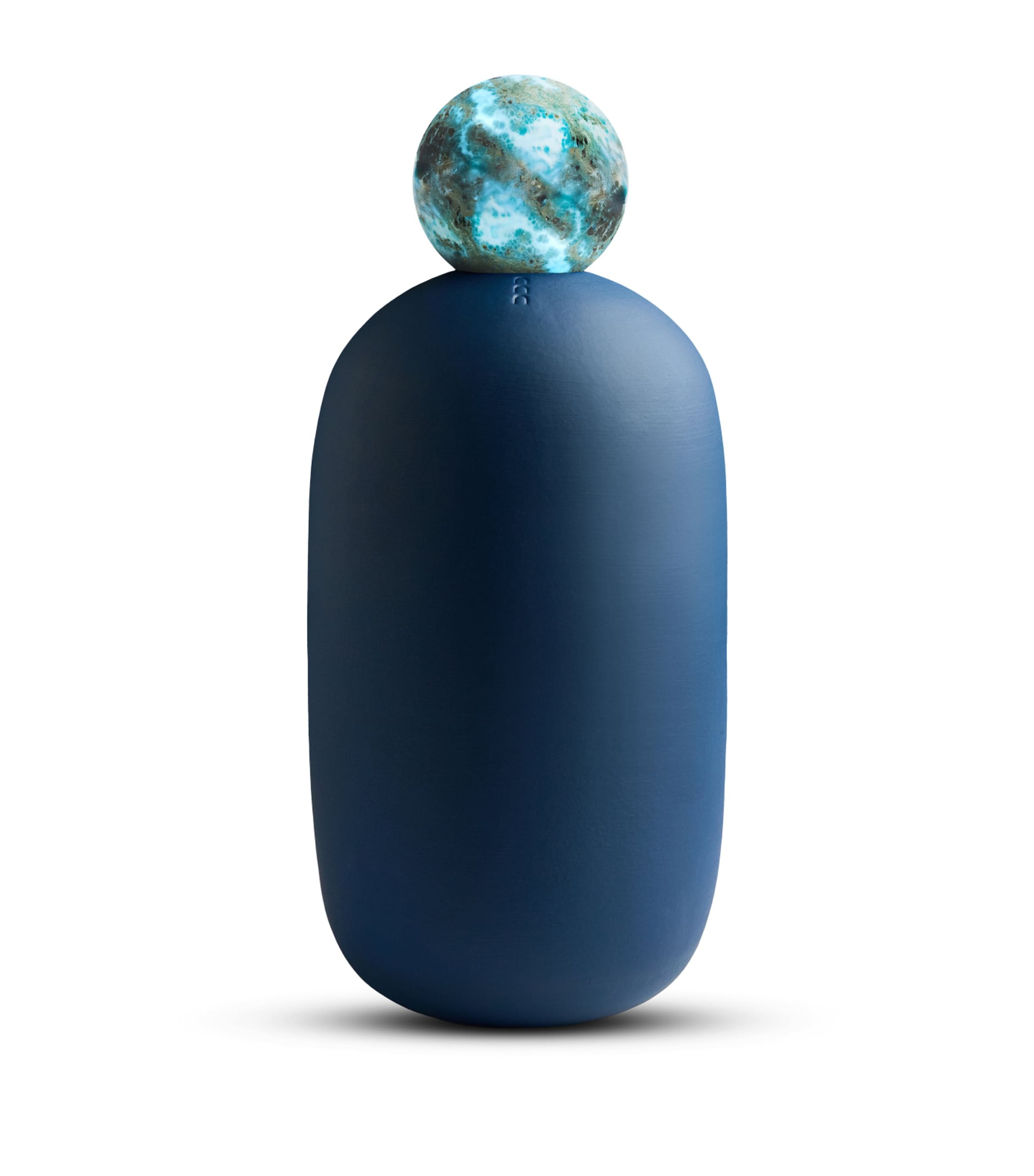 Marchanta Blue Larimar Tinaja reed diffuser 2L, imported from the UK