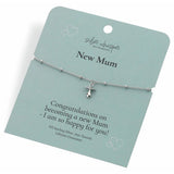 Hot Diamonds sterling silver dummy charm bracelet 20cm, imported from the UK