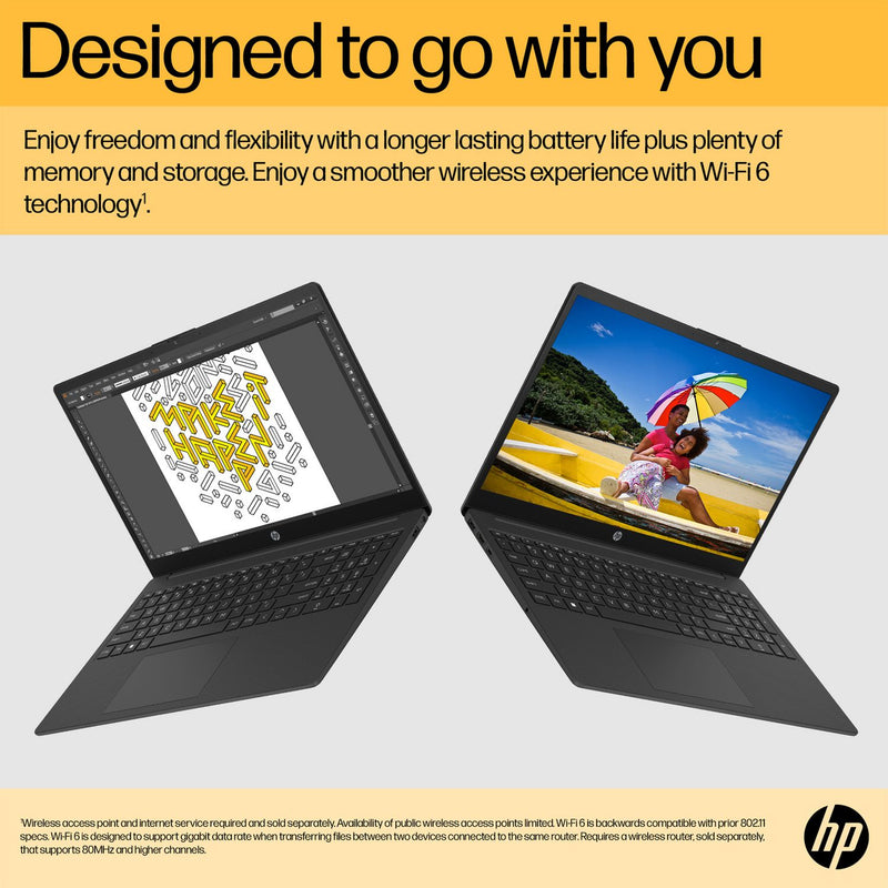 HP 15.6 inch laptop with AMD Ryzen 3 - British product