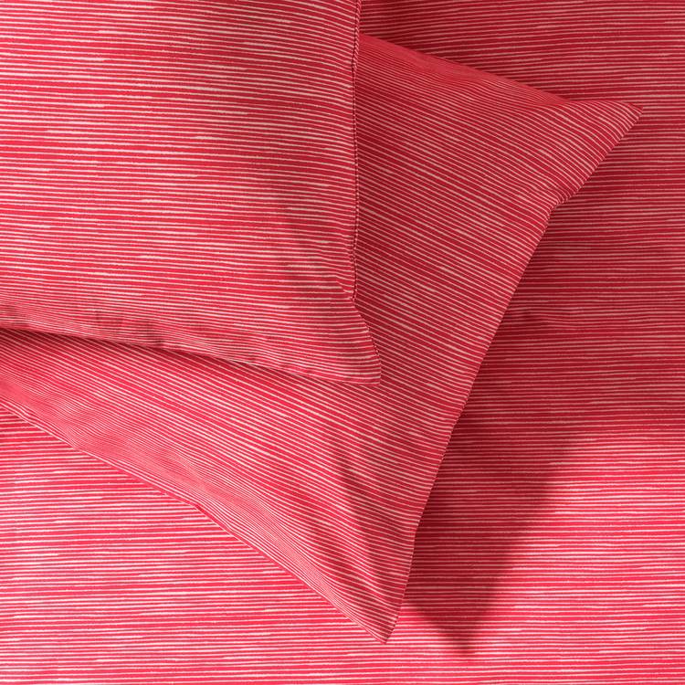 Argos Home bedding set red stripe single (British brand)