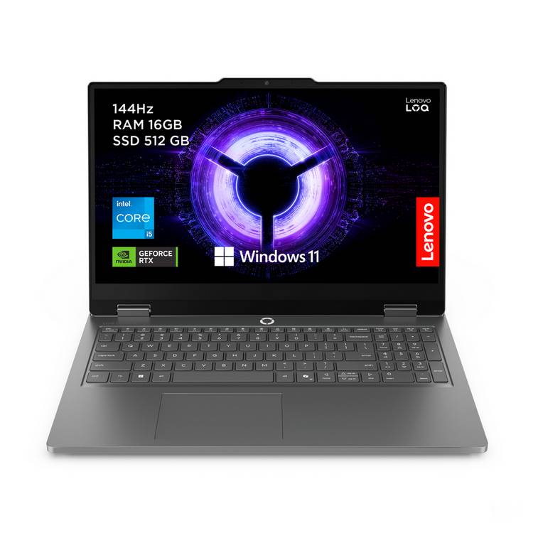 Lenovo LOQ E15 gaming laptop 15.6in i5 RTX5050 (British brand)