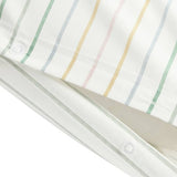 Habitat multi stripe ruffle white bedding set single, UK version