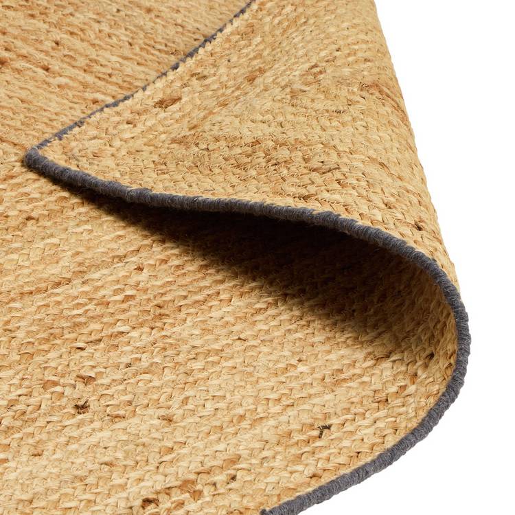 Habitat braided grey border jute rug 120x170cm - British product