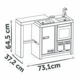 Smoby kitchen island roleplay toy with 23 accessories, imported from the UK
