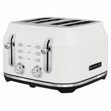 Rangemaster Classic 4 Slice Toaster in White, imported from the UK