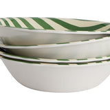 Argos Home green melamine cereal bowls set 4, imported from the UK