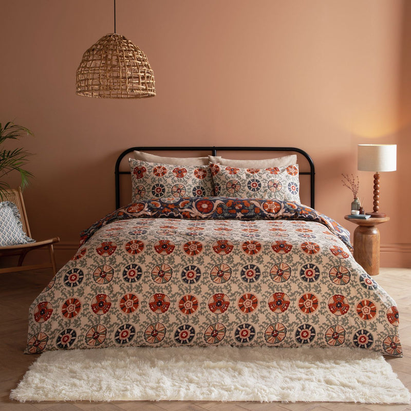 Furn Kinfolk Denim Blue  Bedding Set - Double