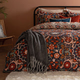 Furn Kinfolk Denim Blue  Bedding Set - Double